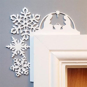 Metal Christmas Door Topper