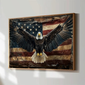 July 4th Eagle Poster-Gift For Christians, Eagle Lovers