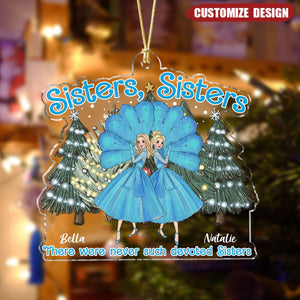 2024 New Release Sisters Sisters- Personalized Acrylic Christmas Ornament