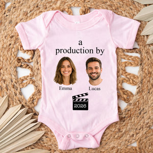 A Big Love Made From Mom & Dad - Personalized Baby Onesie, Gift For Mom, Dad, New Baby
