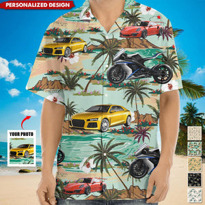 Upload Car Photo-Personalized Hawaiian Shirt