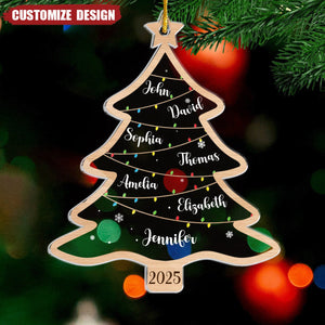 Family Personalized Acrylic Ornament - Christmas Gift For Family Members
