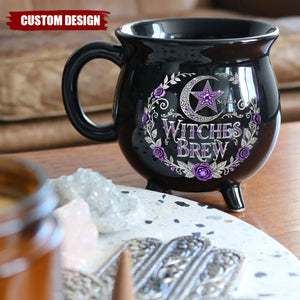 Witches Brew - Personalized Witch Cauldron Mug