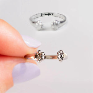 Personalized Paw Hug Ring - Gift For Pet Lovers