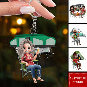 Making Memories One Campsite At A Time-Personalized Keychain