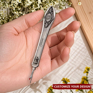 Personalised Vintage Flora Pattern Name Seam Ripper Tools for Sewing Crafting Thread Removing