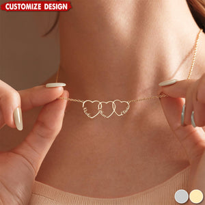 Personalized Heart Name Necklace