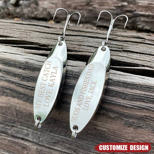 Personalized Engraved Fishing Lure - Gifts For Fishing Lover