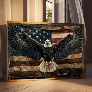 July 4th Eagle Poster-Gift For Christians, Eagle Lovers