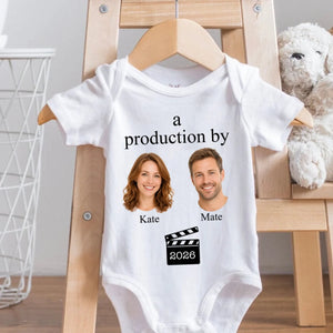 A Big Love Made From Mom & Dad - Personalized Baby Onesie, Gift For Mom, Dad, New Baby