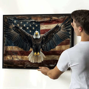 July 4th Eagle Poster-Gift For Christians, Eagle Lovers
