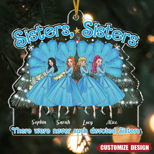 2024 New Release Sisters Sisters- Personalized Acrylic Christmas Ornament