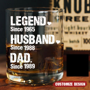 Personalized Swiss Veteran Rank Name Whiskey Glass