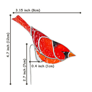 Stained glass planter farmhouse decor - Mother's Day gift for mom grandma