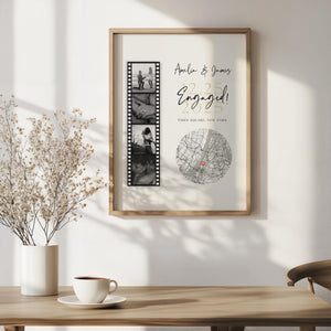 Personalised Couple Poster - Engagement Gift,Wedding Gift