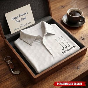 Father's Day Gifts, Best Dad By Par,Best Grandpa By Par-Personalized Polo Shirt