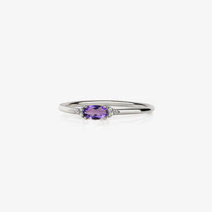 Alzheimer dementia awareness purple Ring
