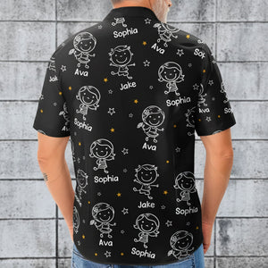This Grandpa Belongs To Doodle - Personalized Hawaiian Shirt