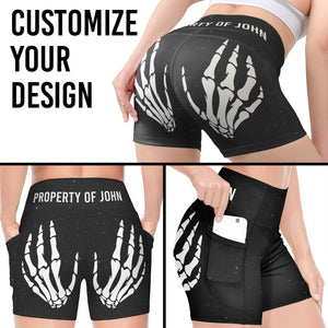 Property Of - Personalized Women's Workout Shorts