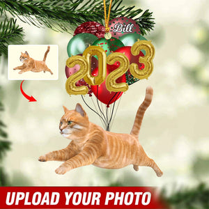 Personalized Upload Your Dog Photo Dog Hanging Balloons Acrylic Ornament