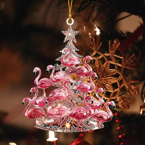 Flamingo Christmas Tree Ornament-2025 New Release