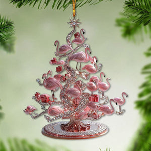 Flamingo Christmas Tree Ornament-2025 New Release