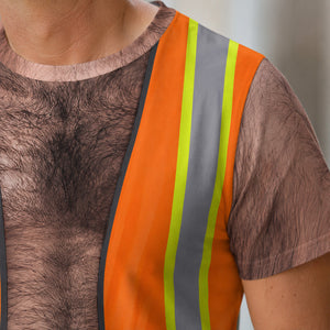 Funny Construction Worker - Personalized All-Over-Print T-Shirt