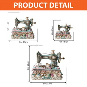 Beautiful Sewing Machine - Personalized Sewing Custom Shaped Acrylic Plaque