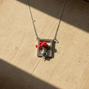 Floral Necklace - Gift For Mom Grandma Wife