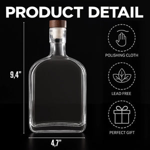 Officially Done-Personalized Whiskey Bottle, Retirement Gift For Coworkers, Work Friends, Colleagues