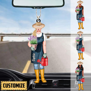 Personalized Gardening Ornament, Unique Gift For Gardening Lovers