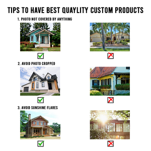 Personalized Custom Photo Ornament - Gift For Family- Custom Your Photo