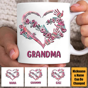 Customized Grandma Mom Infinite Love Family Gift Mug