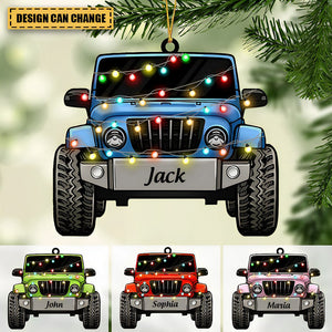 Personalized off-road Car Acrylic Ornament-Christmas Gift For Friends & Family