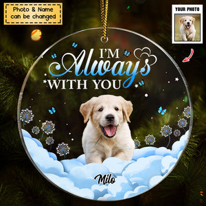 Custom Photo If Love Could Have Saved You - Memorial Gift - Personalized Circle Acrylic Christmas Ornament