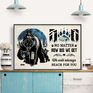 We'll Always Reach For You - Personalized Poster - Gifts For Father's Day