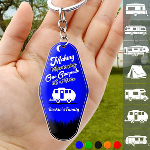Happy Campers Camping Acrylic Keychain