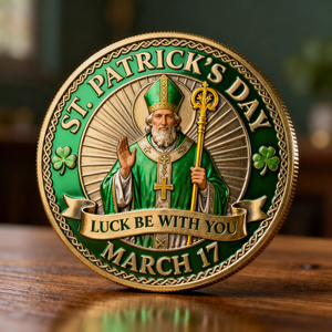 New Year St. Patrick’s Day Lucky Coin