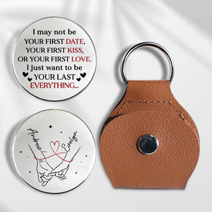 Personalized Pocket Hug Token With Love Quote, Unique Romantic Gift For Couples