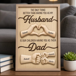 Personalized Poster - Unique Creative Father's Day Gift for Husband and Dad