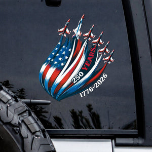 America 250th Anniversary Car Decal (1776¨C2026)