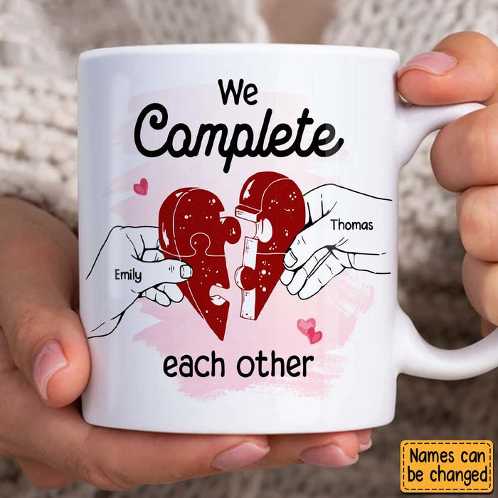 Couple Gift We Complete Each Other Mug