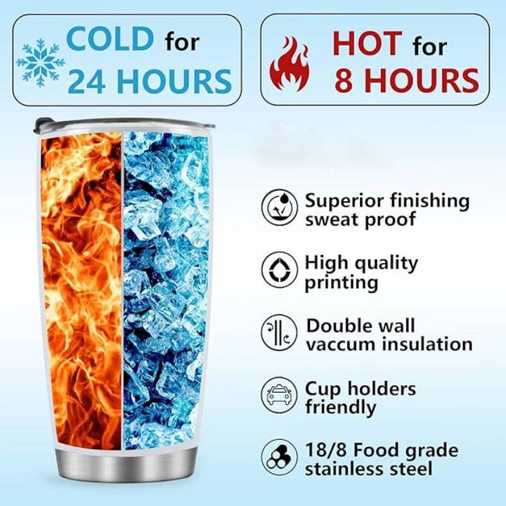 Personalized Tumbler for Veteran - I'm a Grumpy Veteran