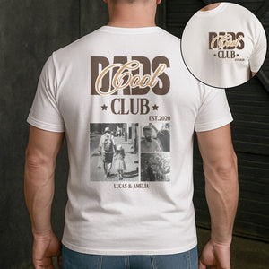 Cool Dad Club Custom Photo - Personalized Shirt