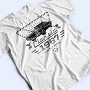Personalized Classic T-shirt - Unique Gift for Dad & Car Lovers