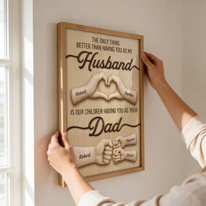 Personalized Poster - Unique Creative Father's Day Gift for Husband and Dad