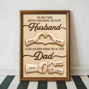 Personalized Poster - Unique Creative Father's Day Gift for Husband and Dad