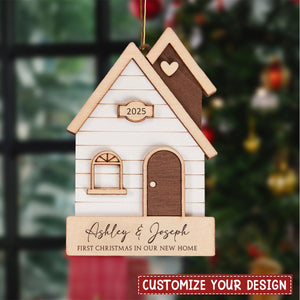 Personalized New Home 2025 Christmas Ornament ,Our First Home Keepsake