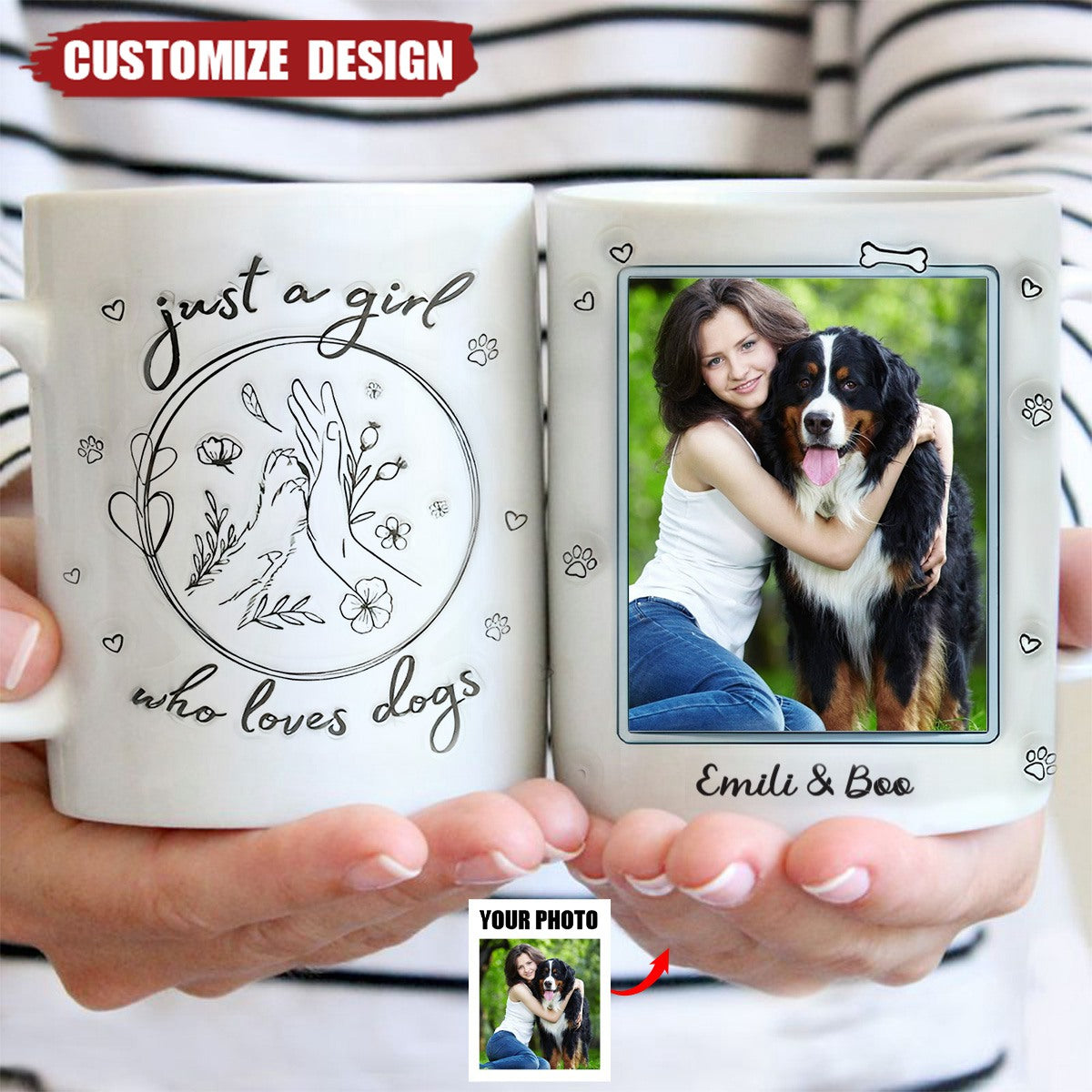 A Dog Will Teach You Unconditional Love - Dog Personalized Mug - Gift For Dog Lovers