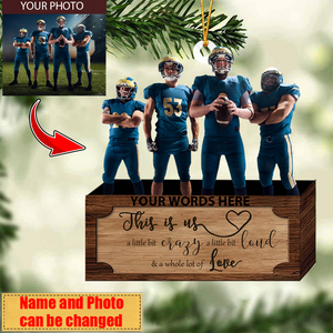 Custom Family/Team/Friends Christmas Ornament - Personalized Arcylic Ornament